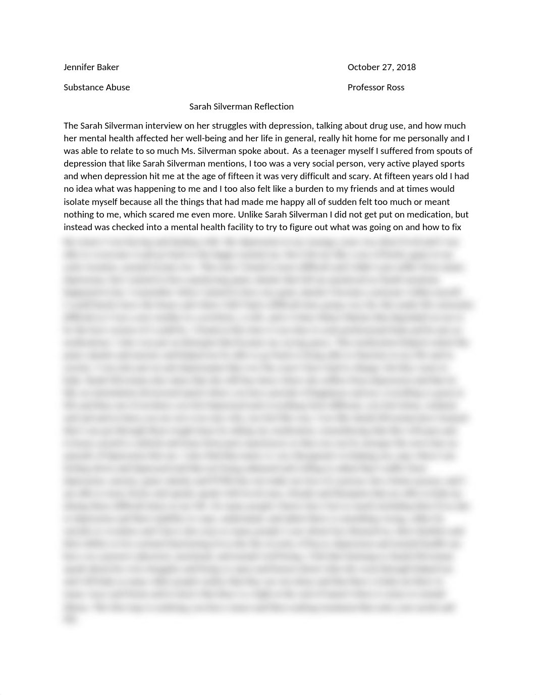 reflection substance abuse sarah silverman.docx_d8odgnbknmf_page1