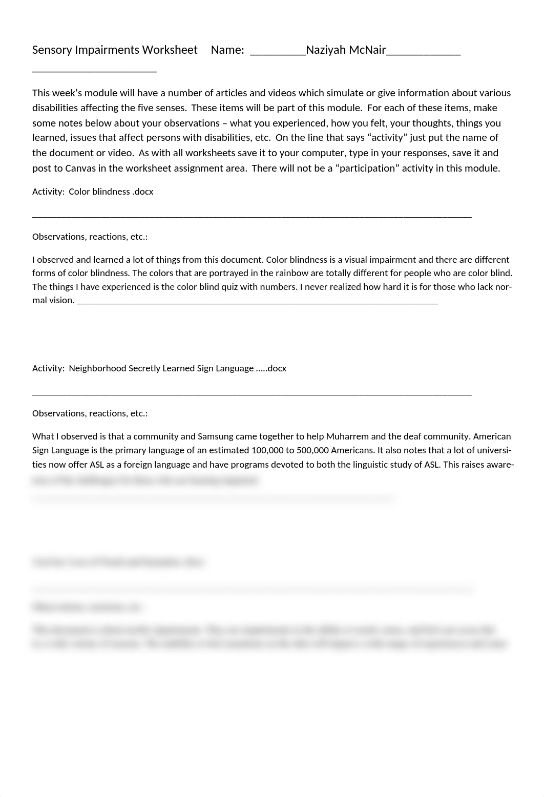 Sensory Impairments Worksheet (1) ziyah.docx_d8oiey93lpq_page1