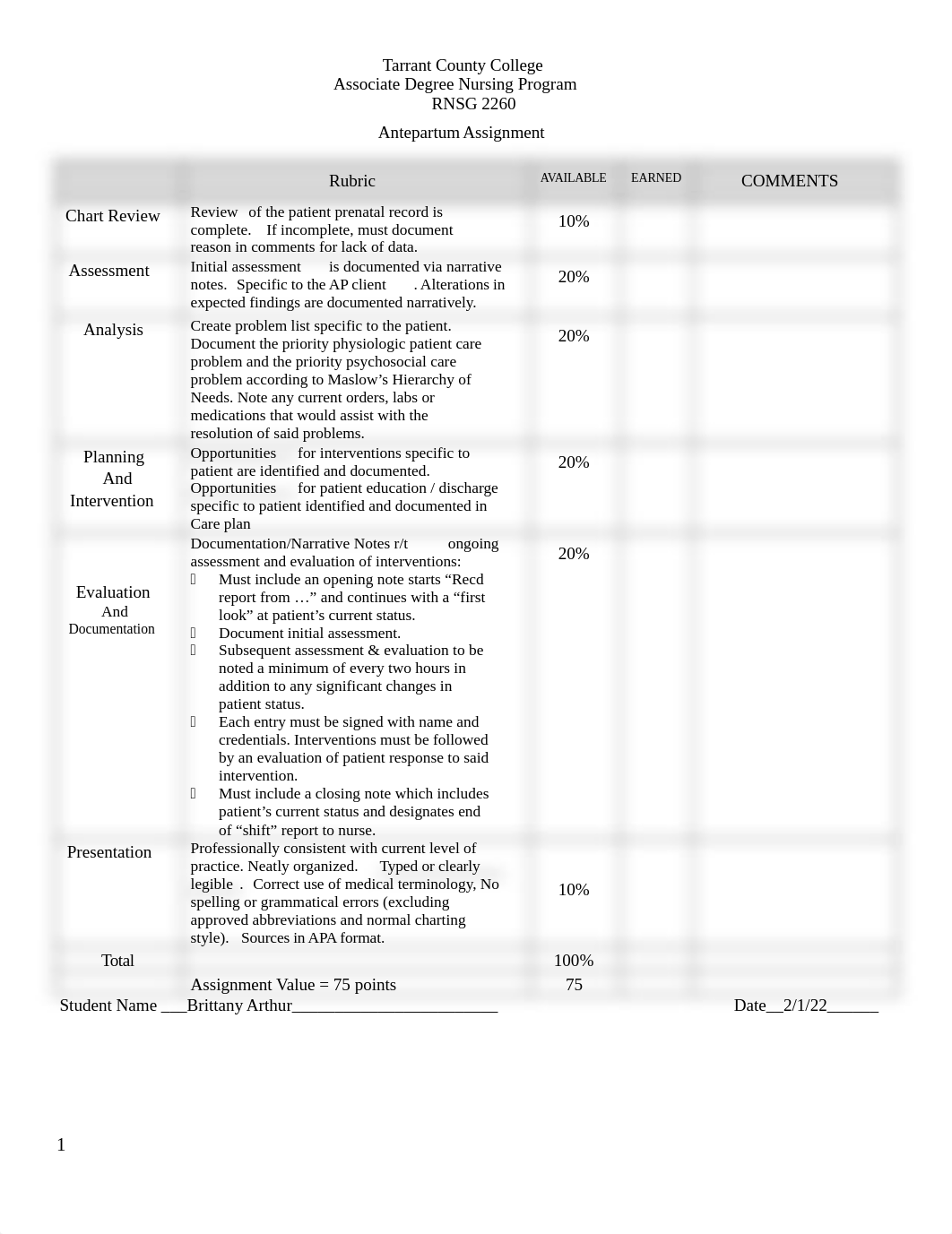 Clinical Assignment #1.docx_d8ojk7upiwe_page1