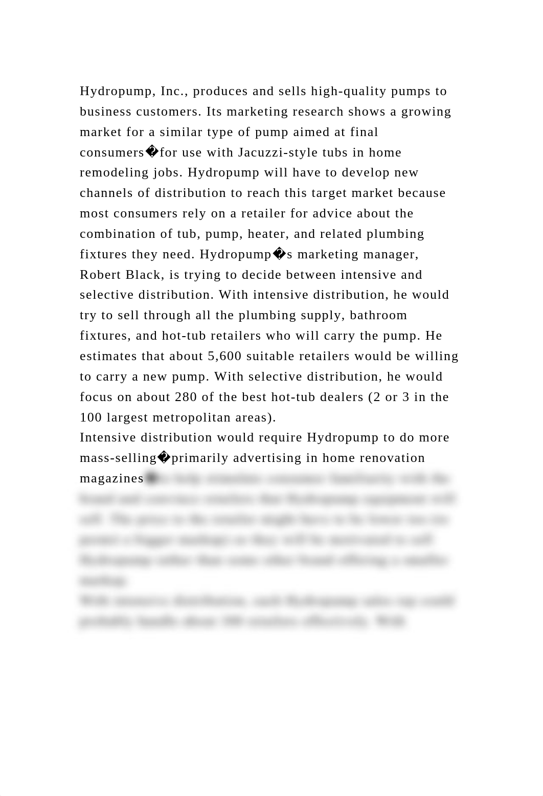 Hydropump, Inc., produces and sells high-quality pumps to business c.docx_d8ou066lsk3_page2
