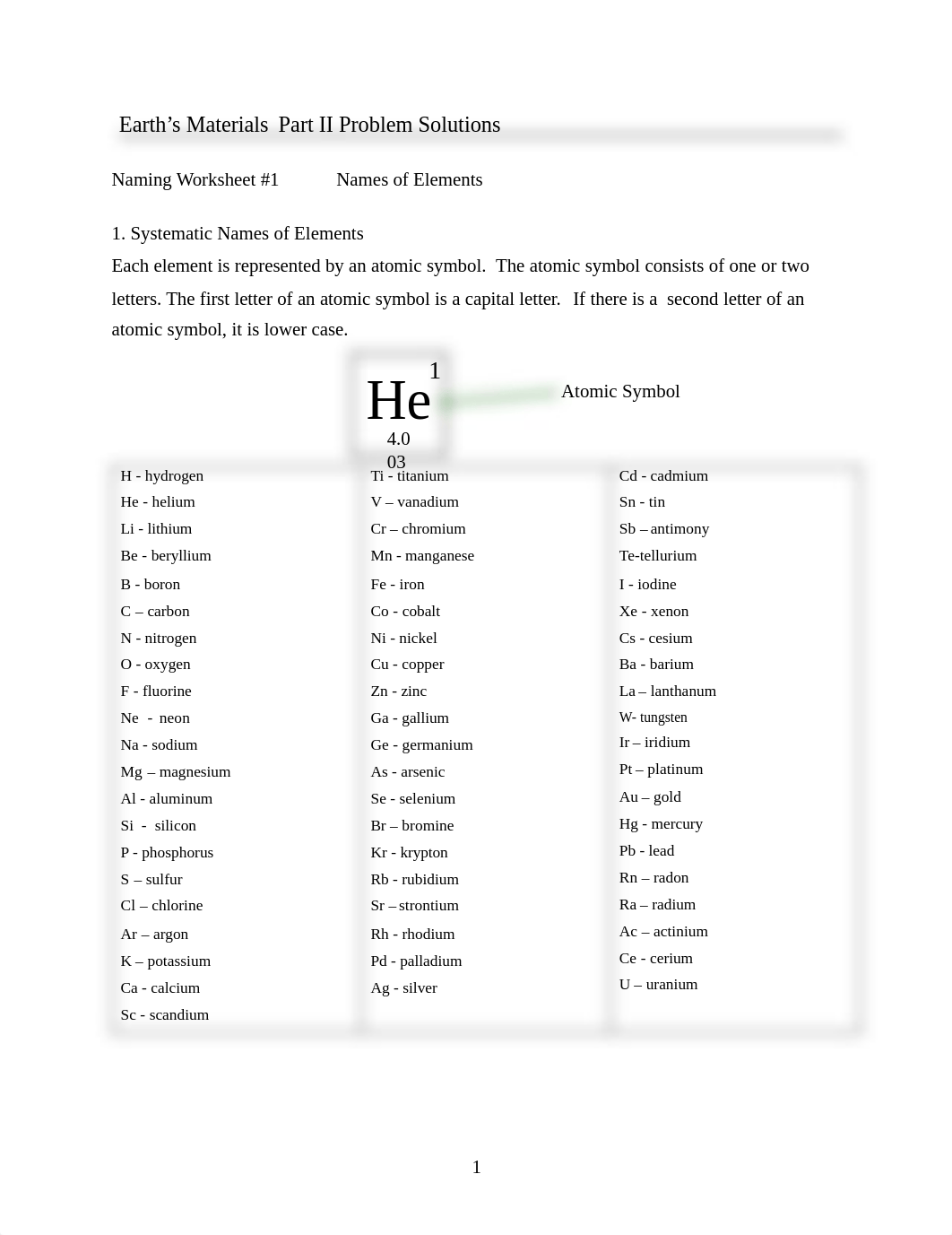 Earth's Materials Part II Problem Solutions V5.pdf_d8p3p1svkhc_page1