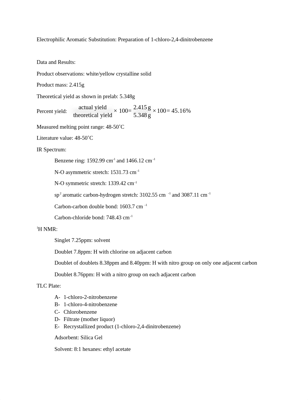 post lab electrophilic aromatic substitution.docx_d8pmn6rs8is_page1