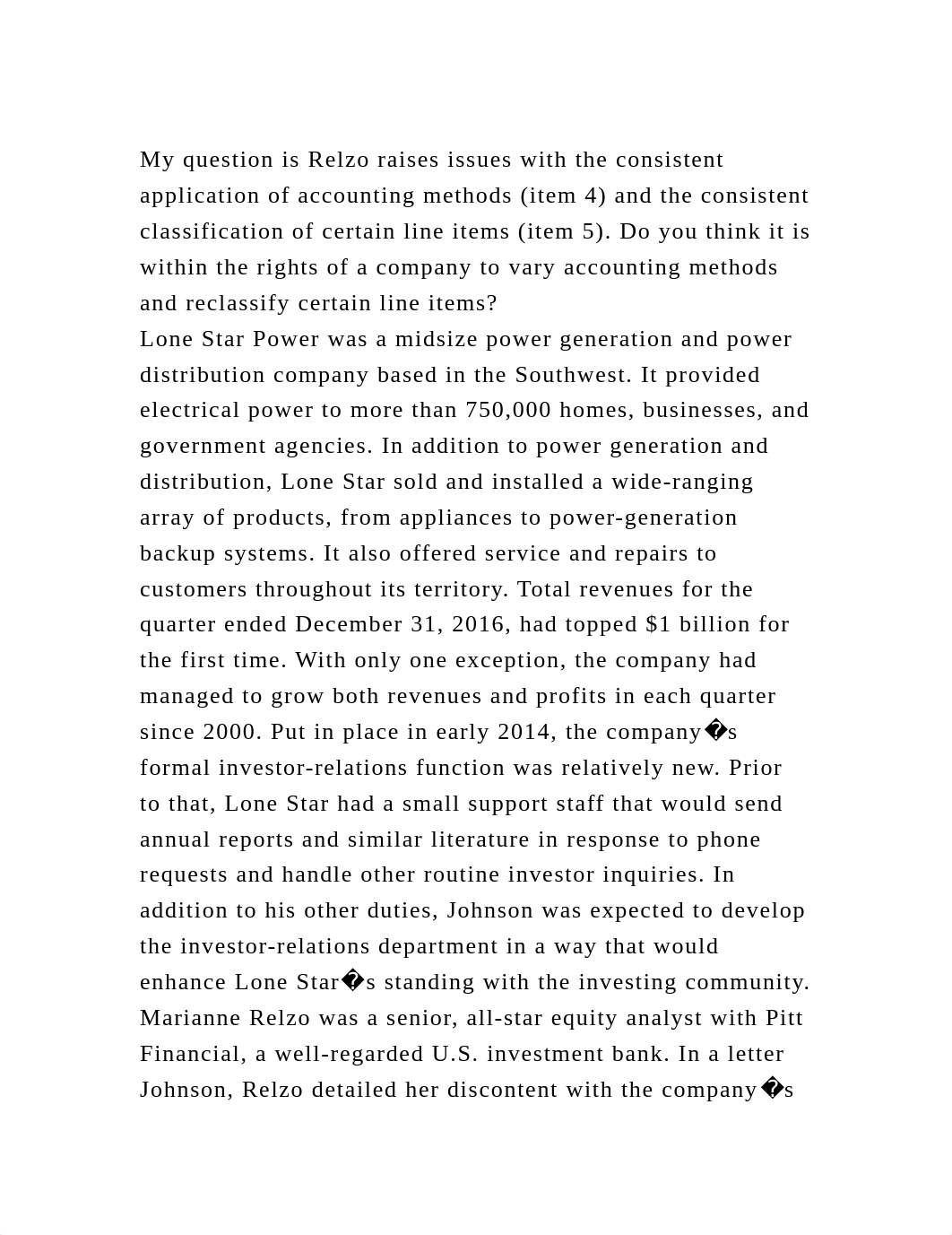 My question is Relzo raises issues with the consistent application o.docx_d8ppmtgcgs4_page1