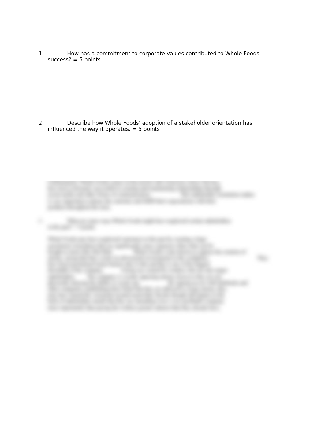 How has a commitment to corporate values contributed to Whole Foods_d8pyozww5sw_page1