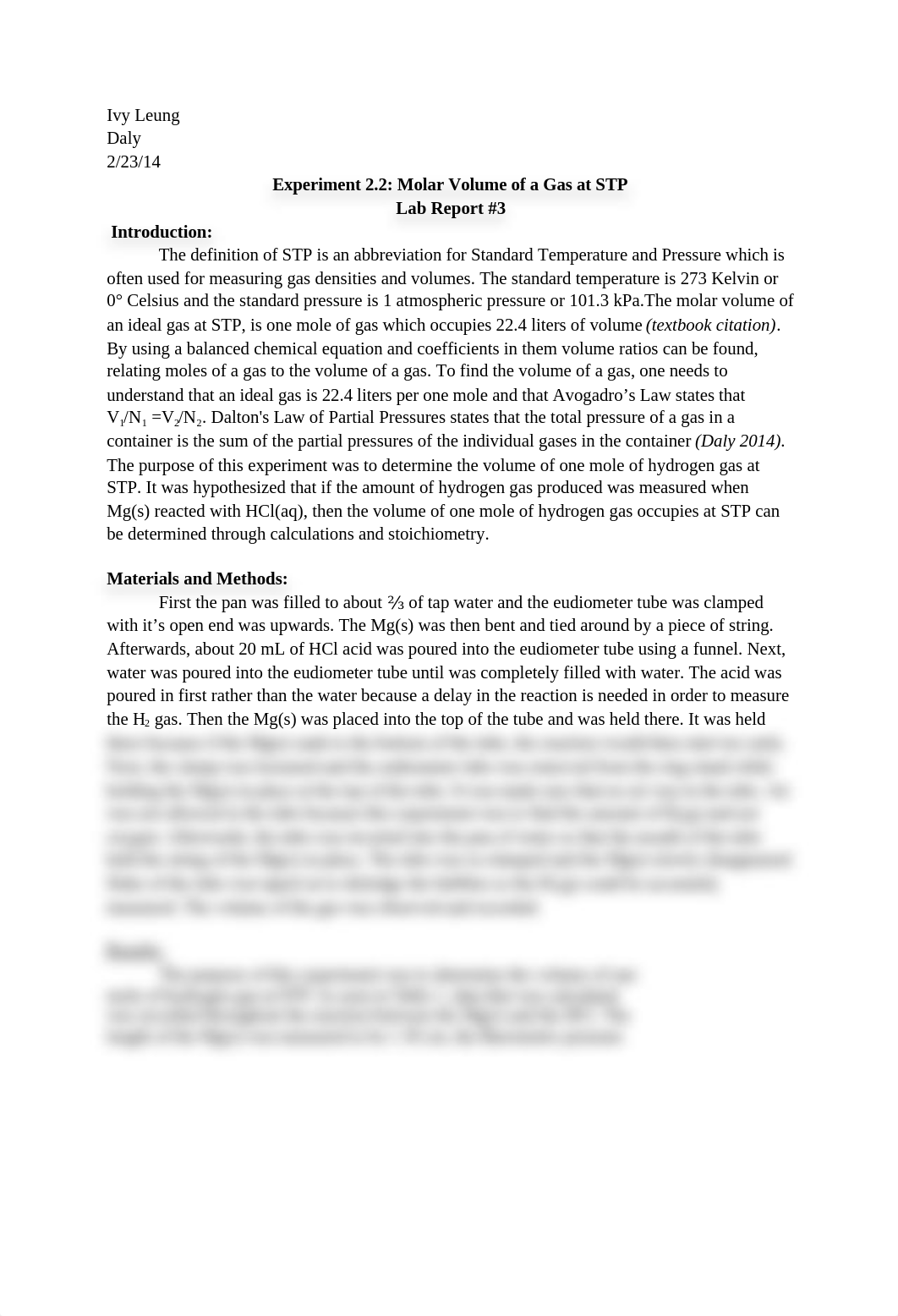 Experiment 2.2: Molar Volume of a Gas at STP Lab Report_d8q1c0qr9aa_page1