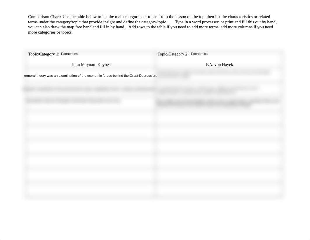 Comparison_Table hayek and keynes.pdf_d8q698ztydy_page1