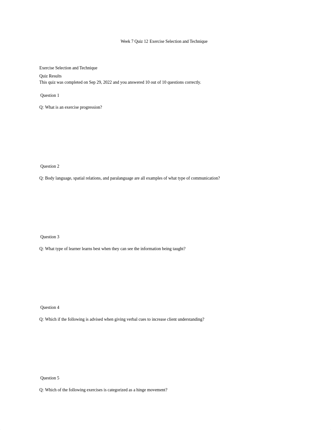 Week 7 Quiz 12 Exercise Selection and Technique.docx_d8qaa8lk7li_page1