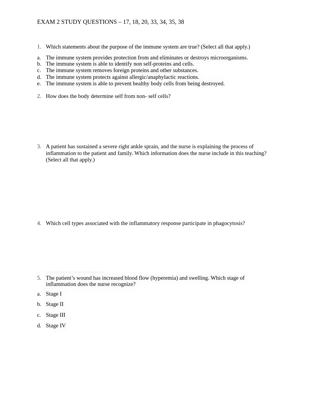 Med Surg 2 exam 2 study Qs.docx_d8qmo6yif2b_page1