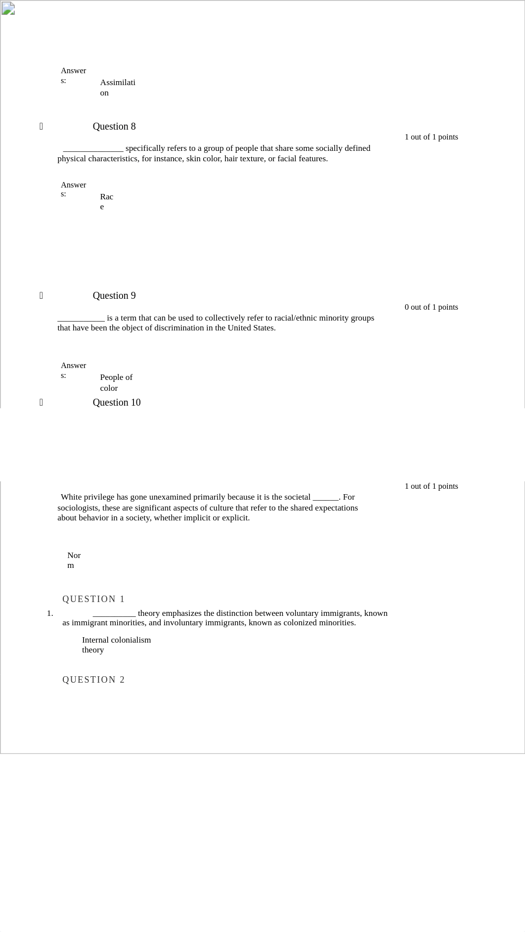 SOC 323 Midterm Review Quiz Questions.docx_d8qo2xdrsdo_page2