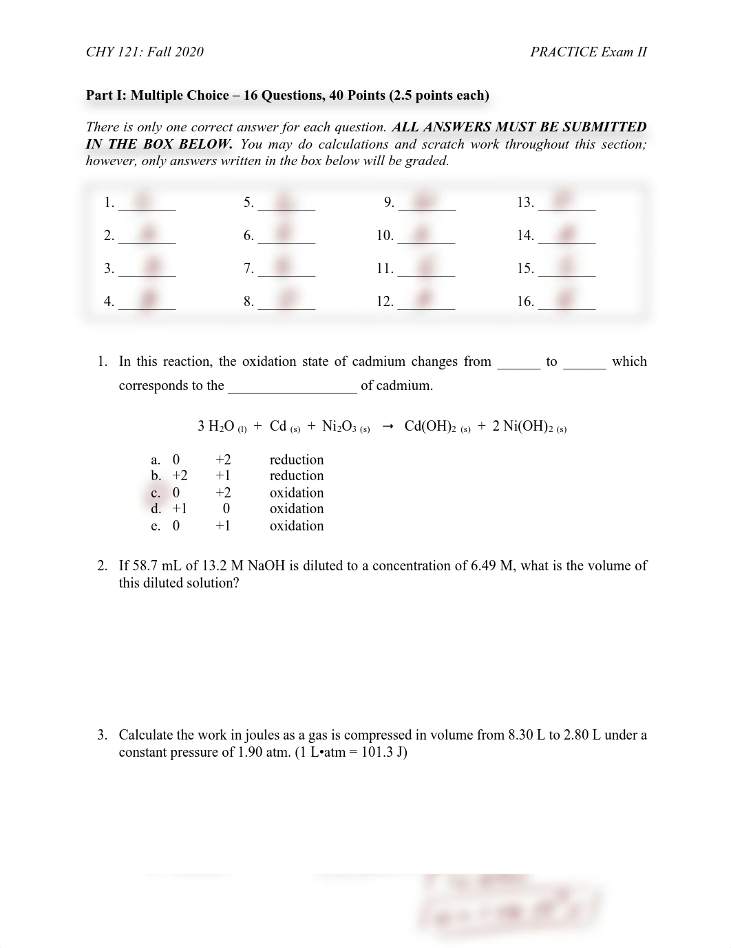 PRACTICE Exam II - CHY 121 F20 - SOLUTIONS (1).pdf_d8qozx220xo_page2