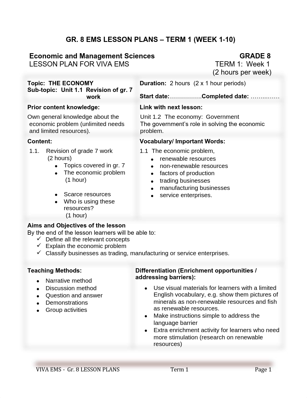 VIVA-EMS-GR.-8-LESSON-PLANS-Term-1-Week-1-10 - lesson plan.pdf_d8qqes38hta_page1