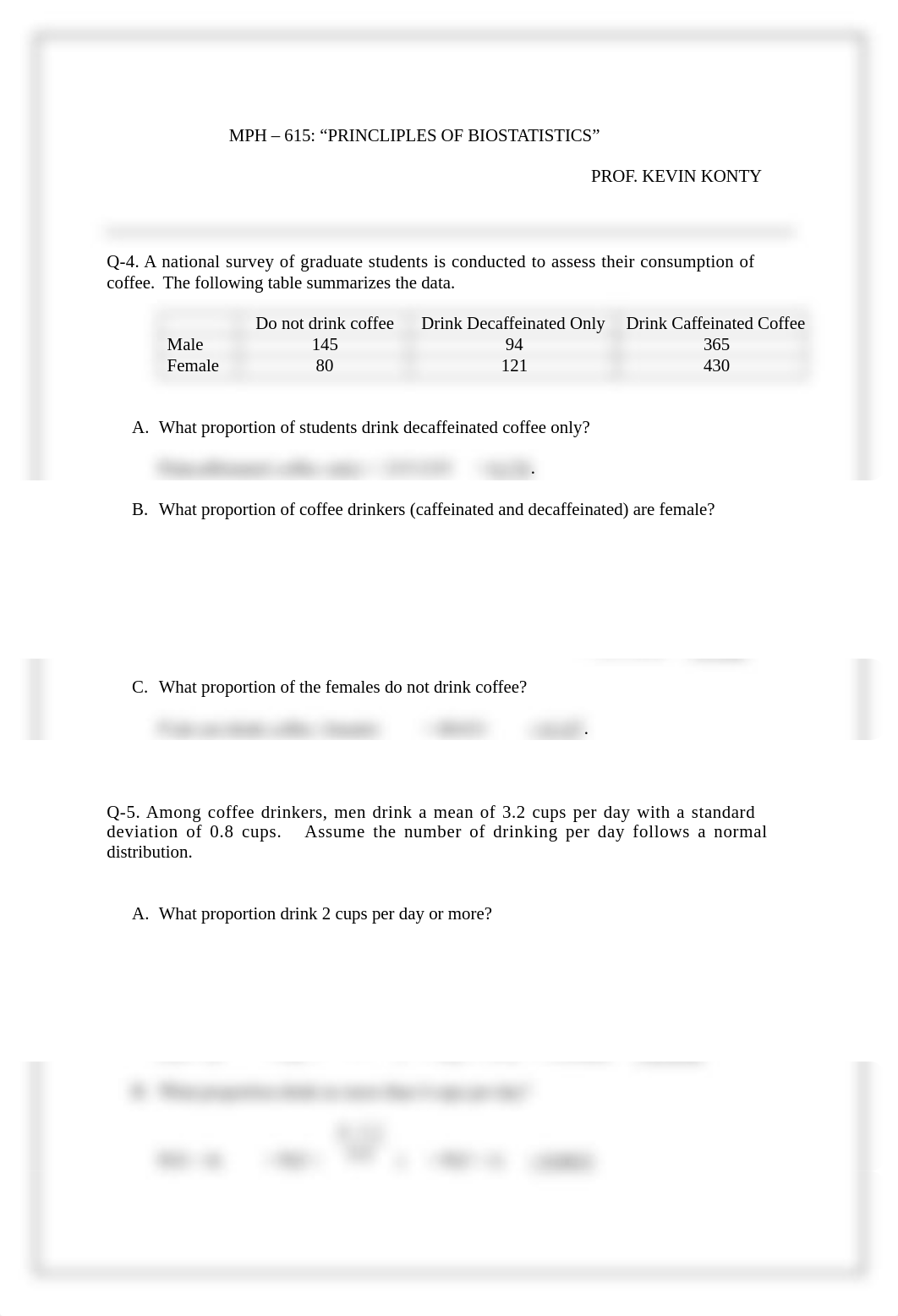 Biostatistics Assignment #4 Question 4, 5, 6 & 7 - SHAH.docx_d8qs94huy9s_page1