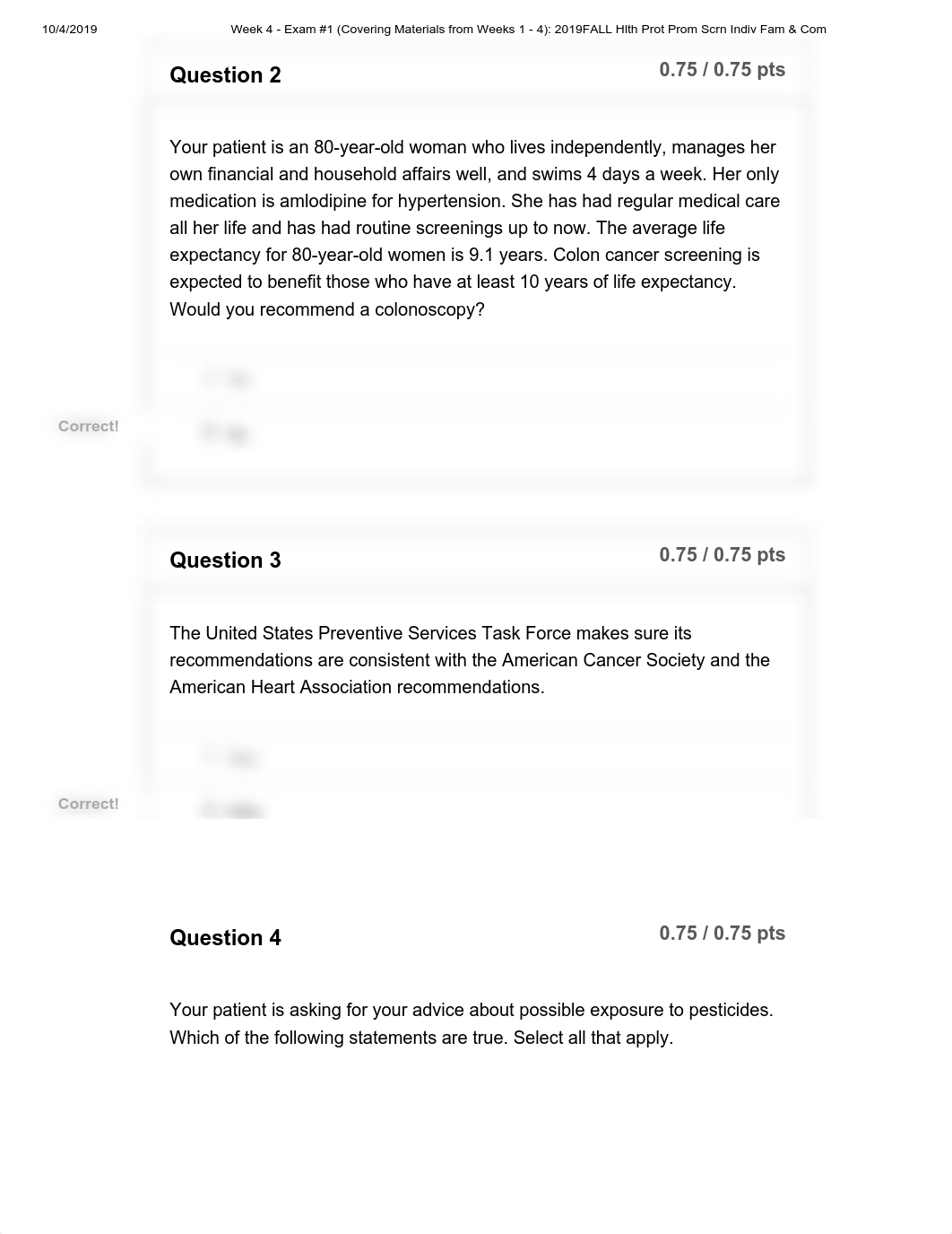 Week 4 - Exam #1 (Covering Materials from Weeks 1 - 4)_ 2019FALL Hlth Prot Prom Scrn Indiv Fam & Com_d8qzetohu0l_page2