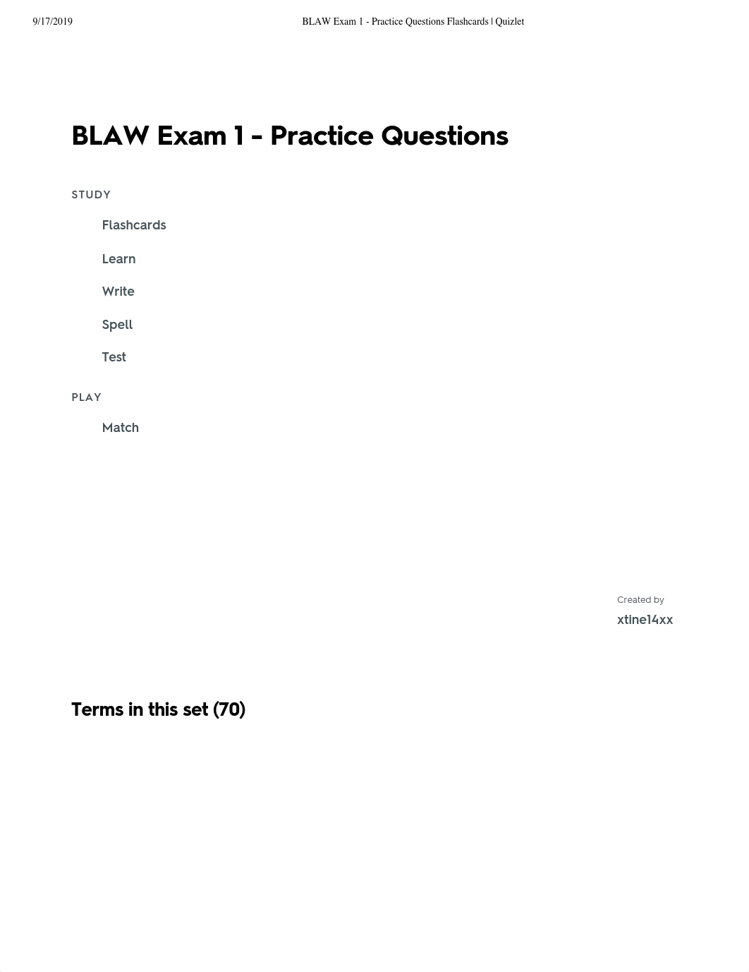 BLAW Exam 1 - Practice Questions Flashcards _ Quizlet.pdf_d8ra2579jgi_page1