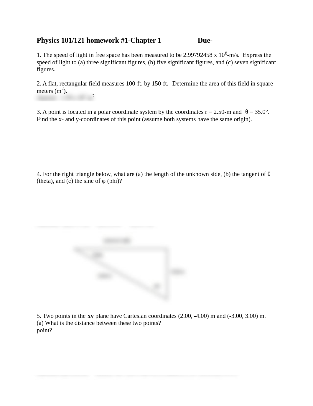 Physics 101 & 121 HW #1.pdf_d8rjznln7rl_page1