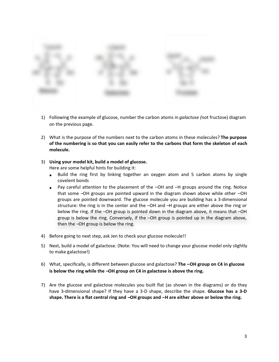 Activity 3 Understanding macromolecules using chem model kits KEY.pdf_d8rtvmqh3l7_page3