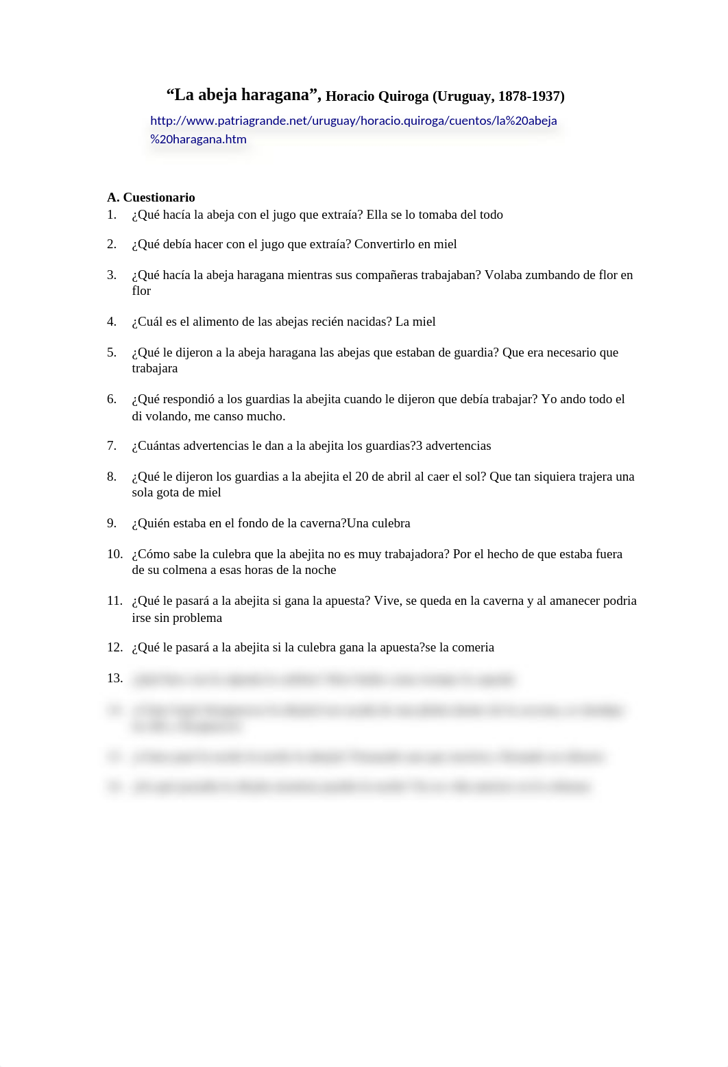 La abeja haragana de Horacio Quiroga Answered.docx_d8rw1xtmlee_page1