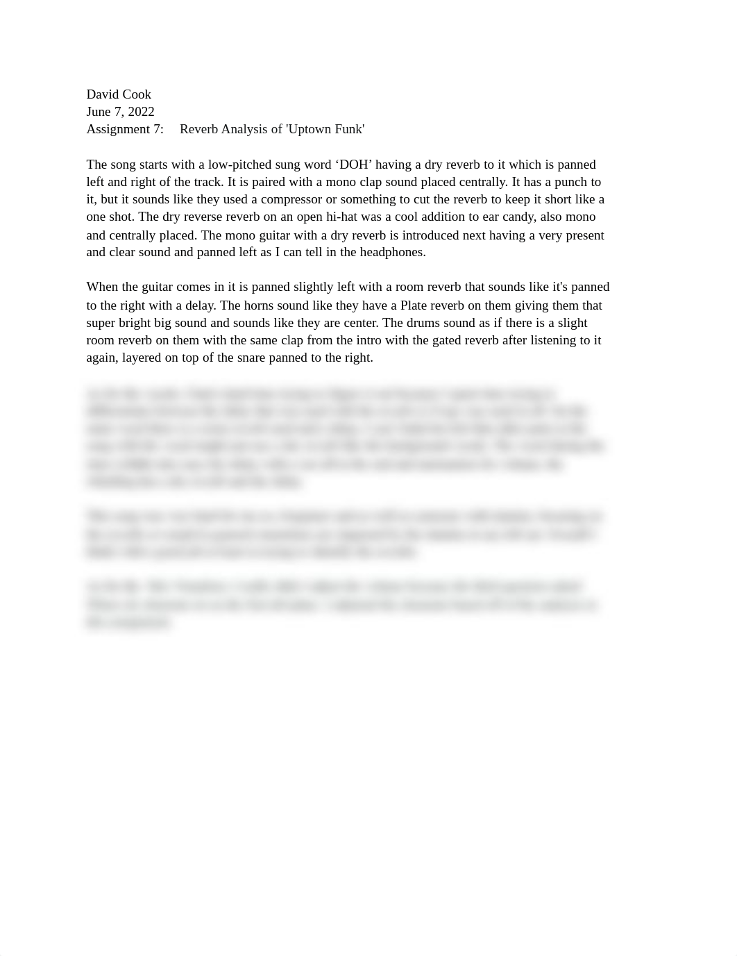 Assignment_7_ Reverb Analysis of 'Uptown Funk'.pdf_d8rwh8pn3bu_page1