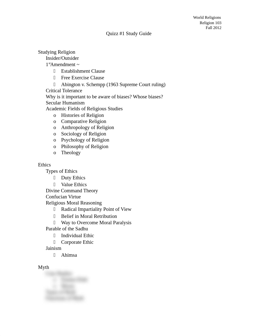 World Religions Quiz 1 Study Guide_d8rymooplxo_page1