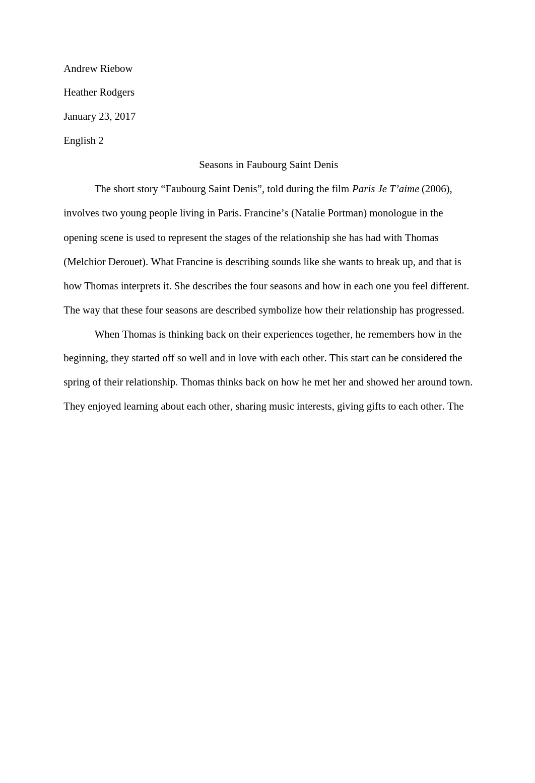 Fauborg Saint Denis analysis.docx_d8sbirijz9s_page1