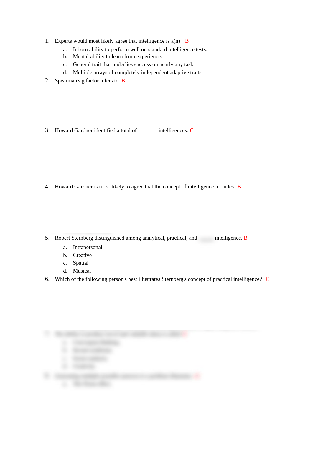 PSY111 intelligence quiz 7.docx_d8skmr2oj18_page1