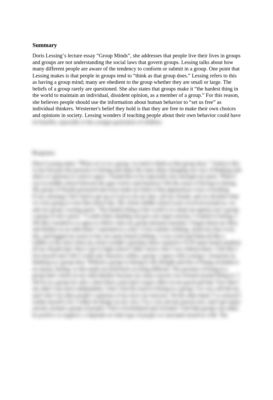 Summary & Response  Doris Lessing's "Group Minds".docx_d8slaka31cv_page1