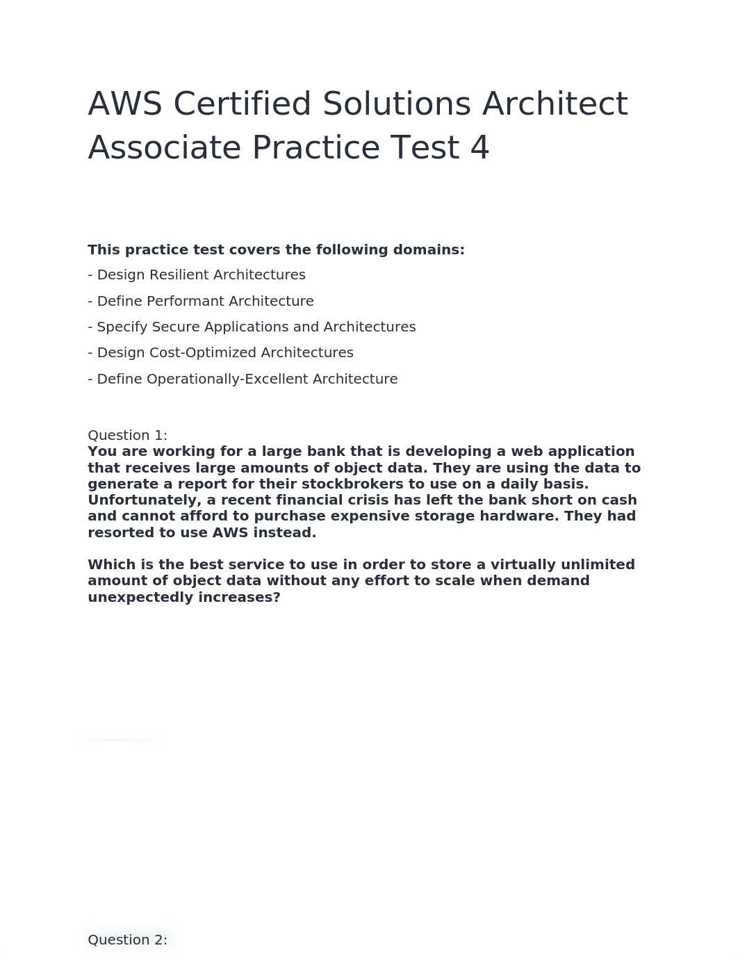 AWS Certified Solutions Architect Associate Practice Test 4.docx_d8srvf3evgu_page1