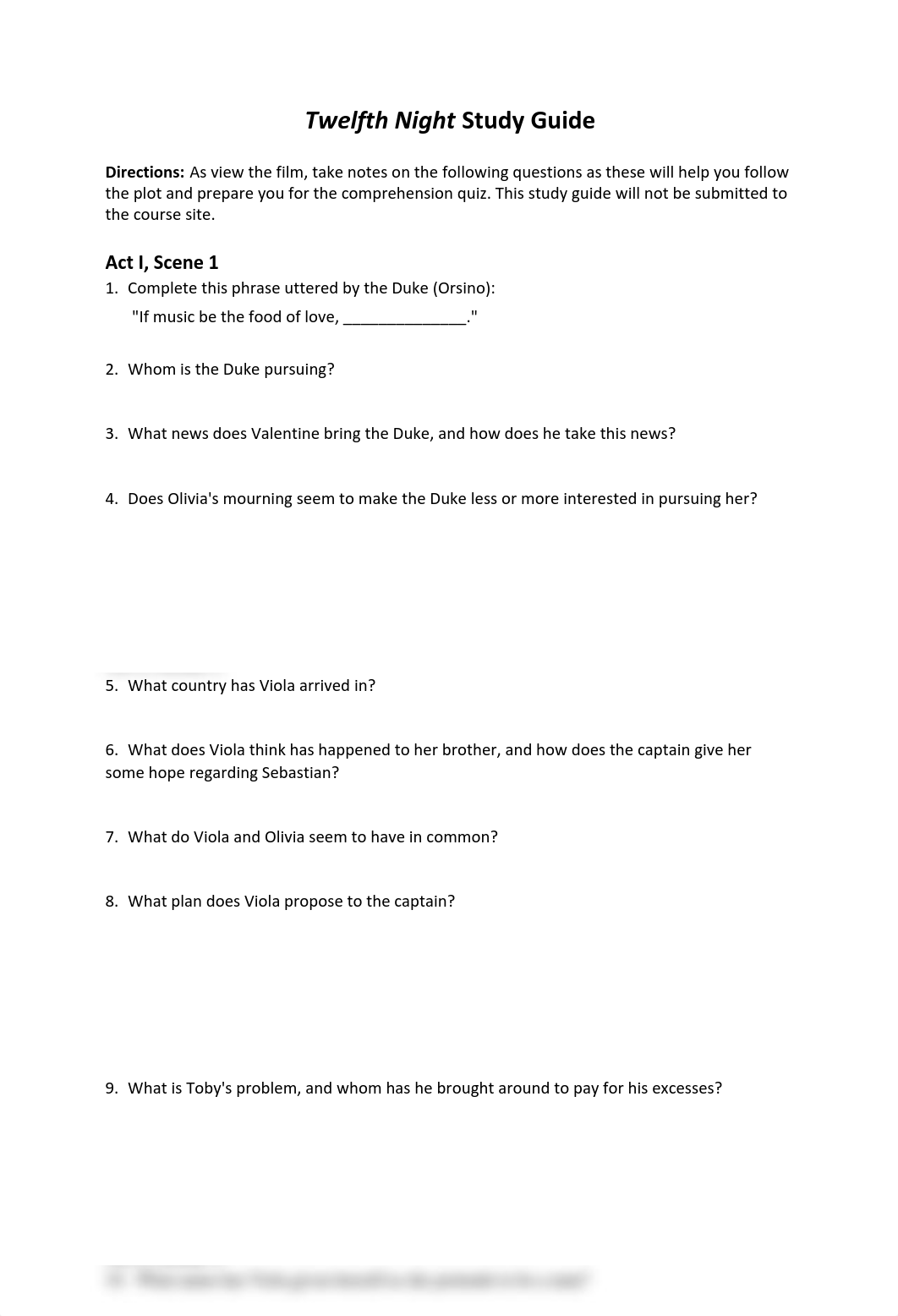 Twelfth Night Study Guide_d8ssdkdb7lv_page1