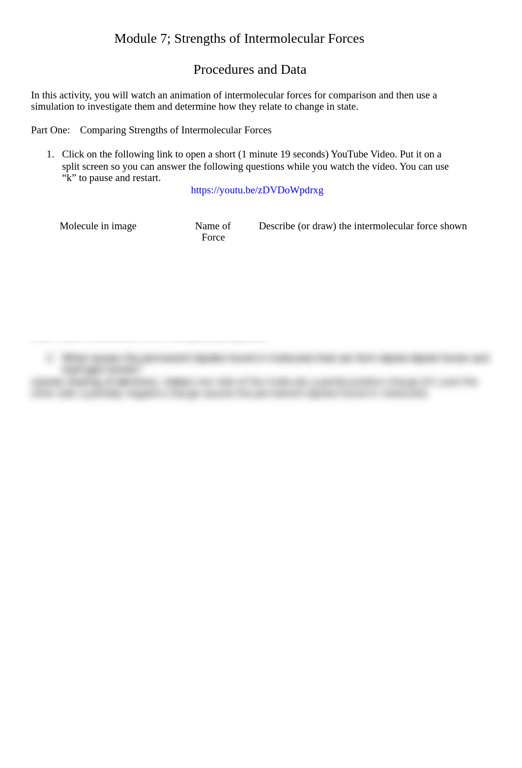 Module 7; Strengths of Intermolecular Forces. 1.docx_d8sy2x8q9vy_page1