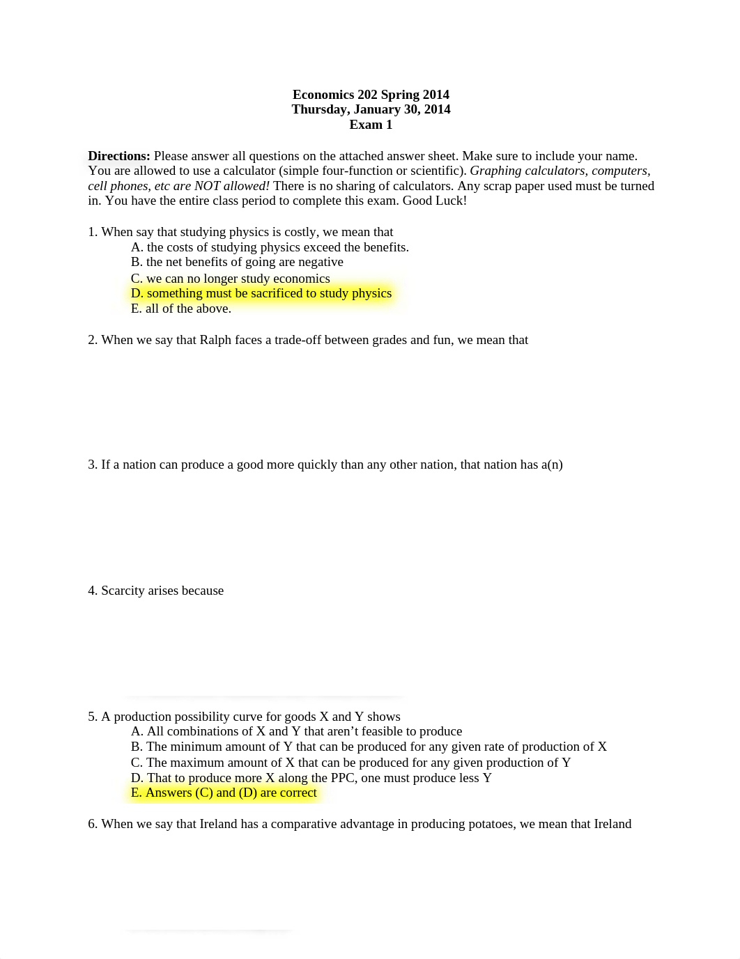 Exam 1 - Spring 2014 Answer Key_d8t3vzz7qgm_page1