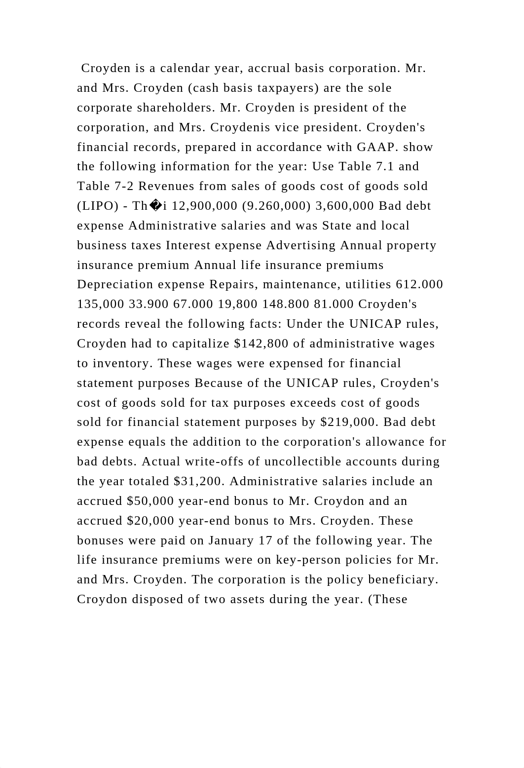 Croyden is a calendar year, accrual basis corporation. Mr. and Mrs. C.docx_d8tdeegwqb9_page2