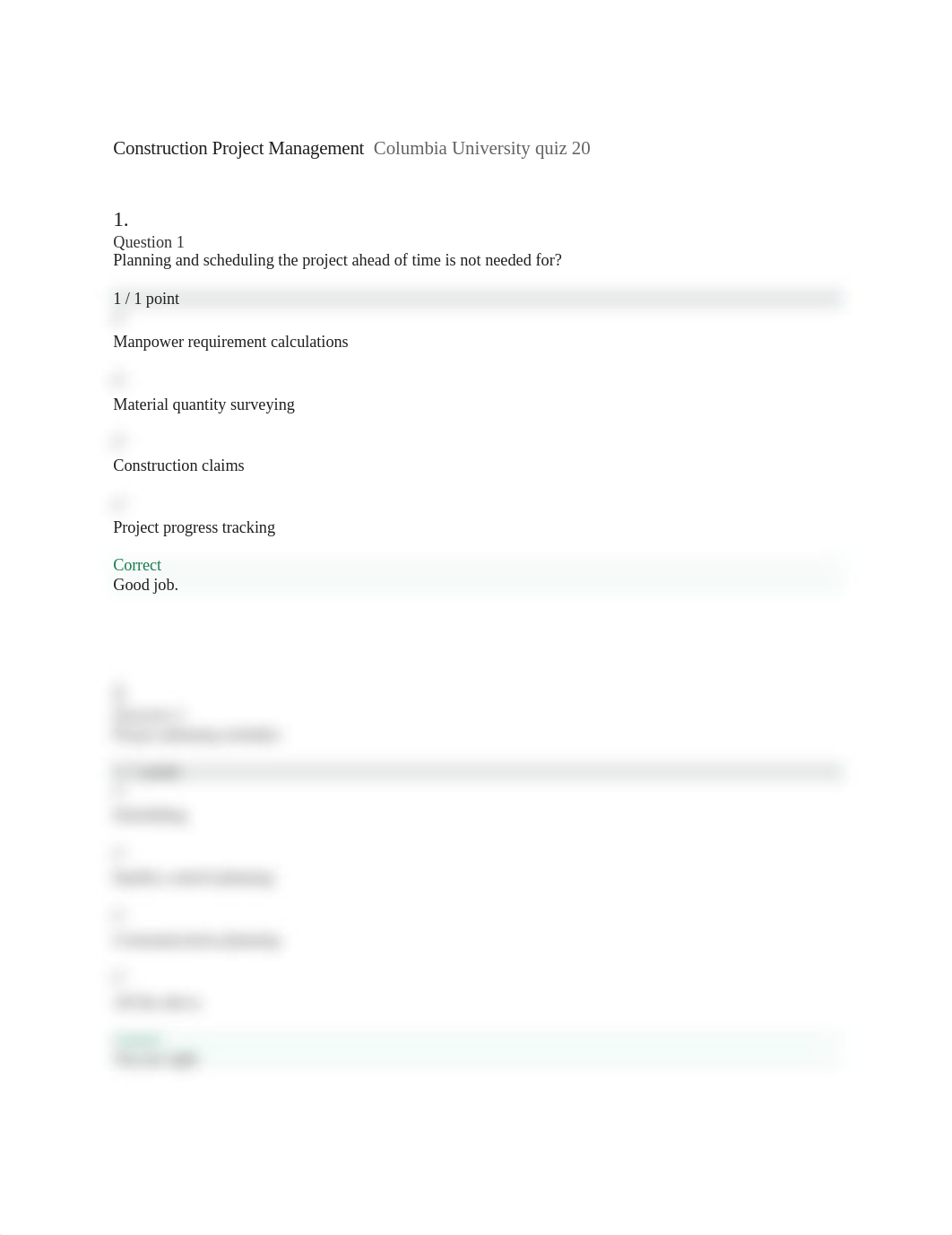 Construction Project Management Columbia University quiz 20.docx_d8triurpwqr_page1