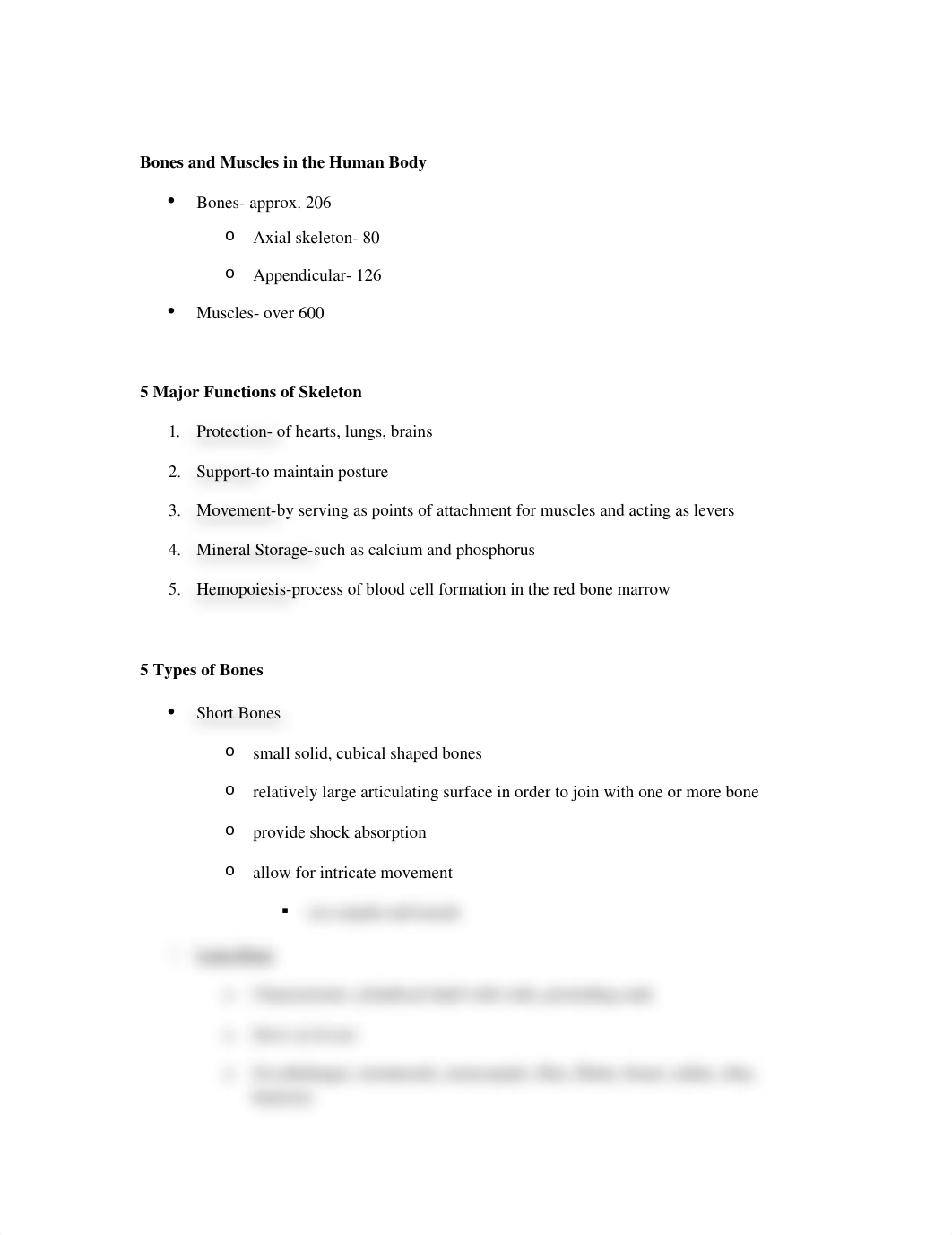 Bones and Muscles in the Human Body study guide_d8u1owtl0z5_page1