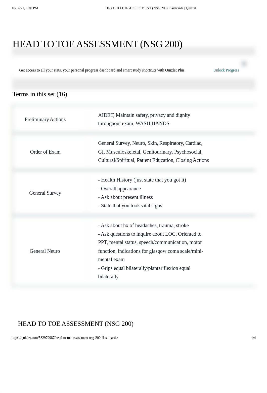 HEAD TO TOE ASSESSMENT (NSG 200) Flashcards _ Quizlet.pdf_d8u89ca7w3b_page1