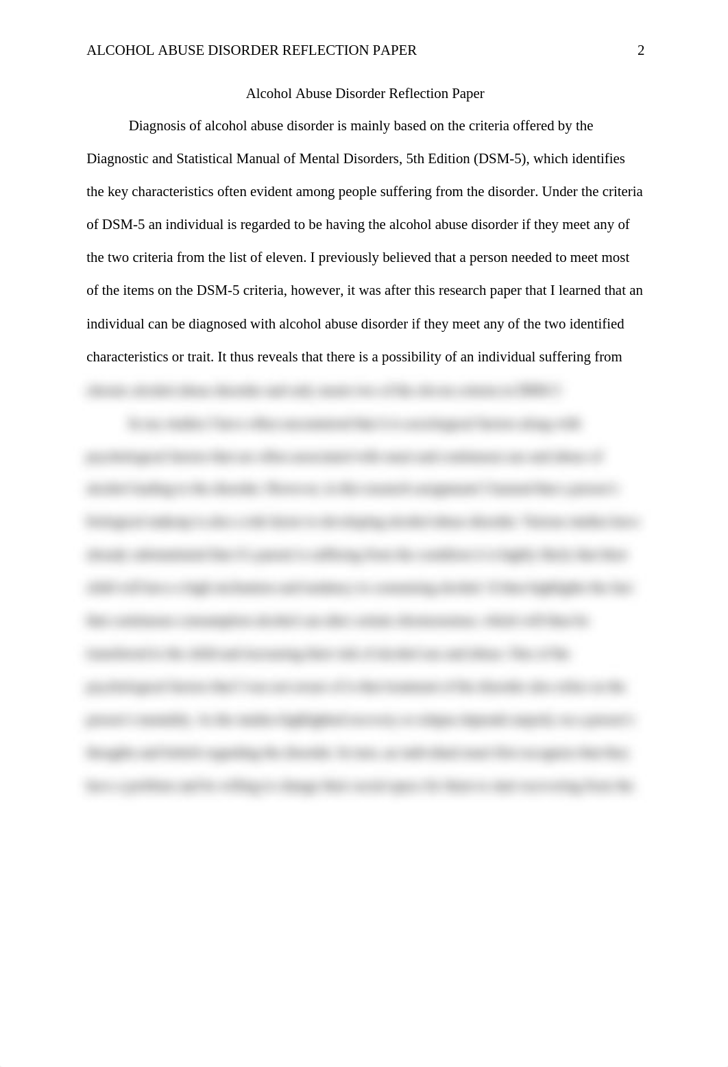 Alcohol Abuse Disorder Reflection Paper.docx_d8uds1gmw3v_page2