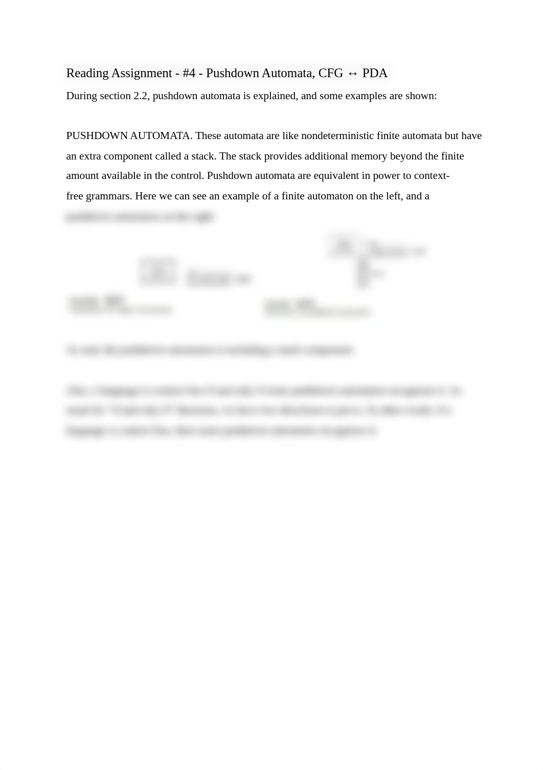 Reading Assignment - #4 - Pushdown Automata, CFG ↔ PDA.docx_d8uk5q5pdtd_page1