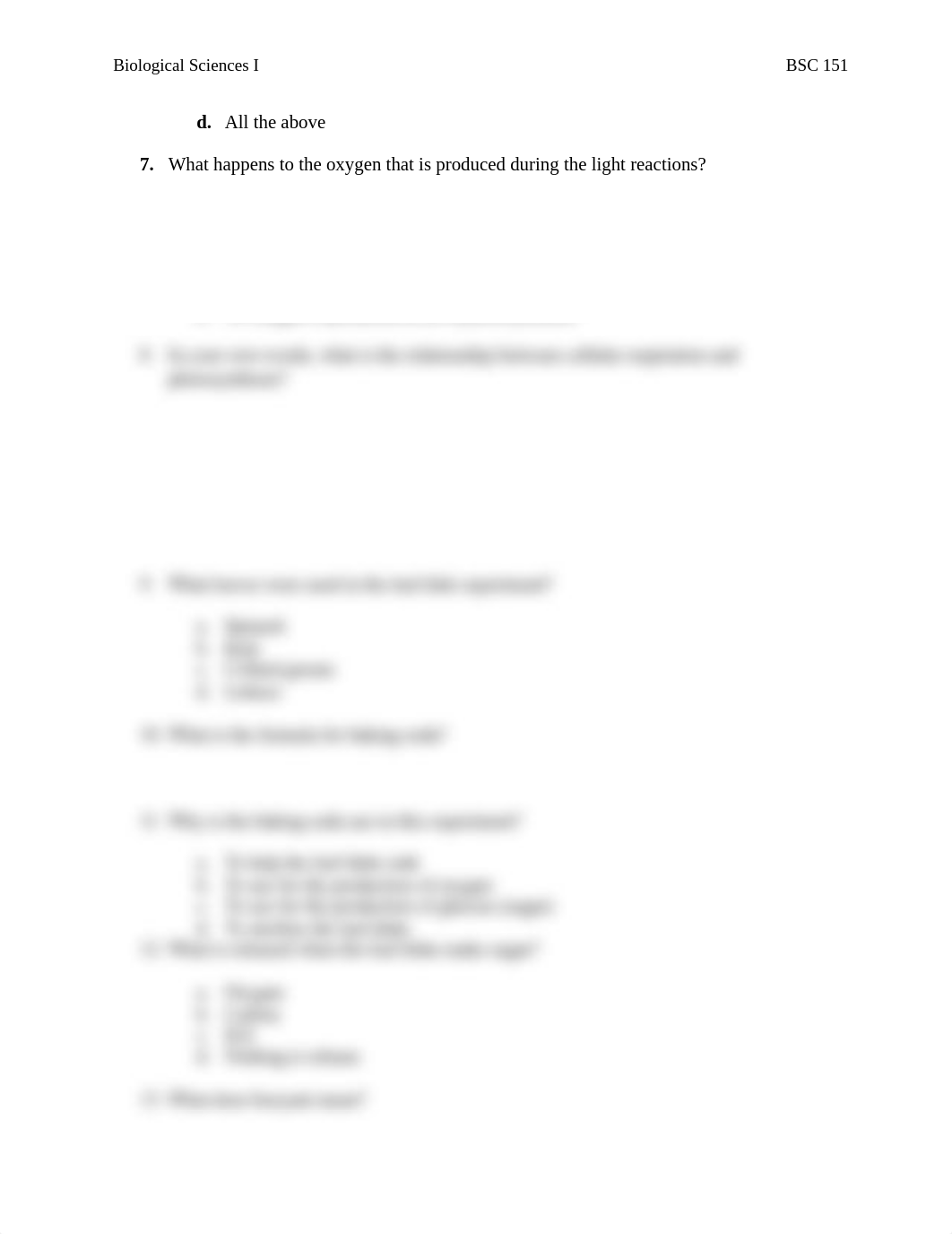 Photosynthesis and Leaf Disks Experiment HW.docx_d8uvqkf7gj6_page2