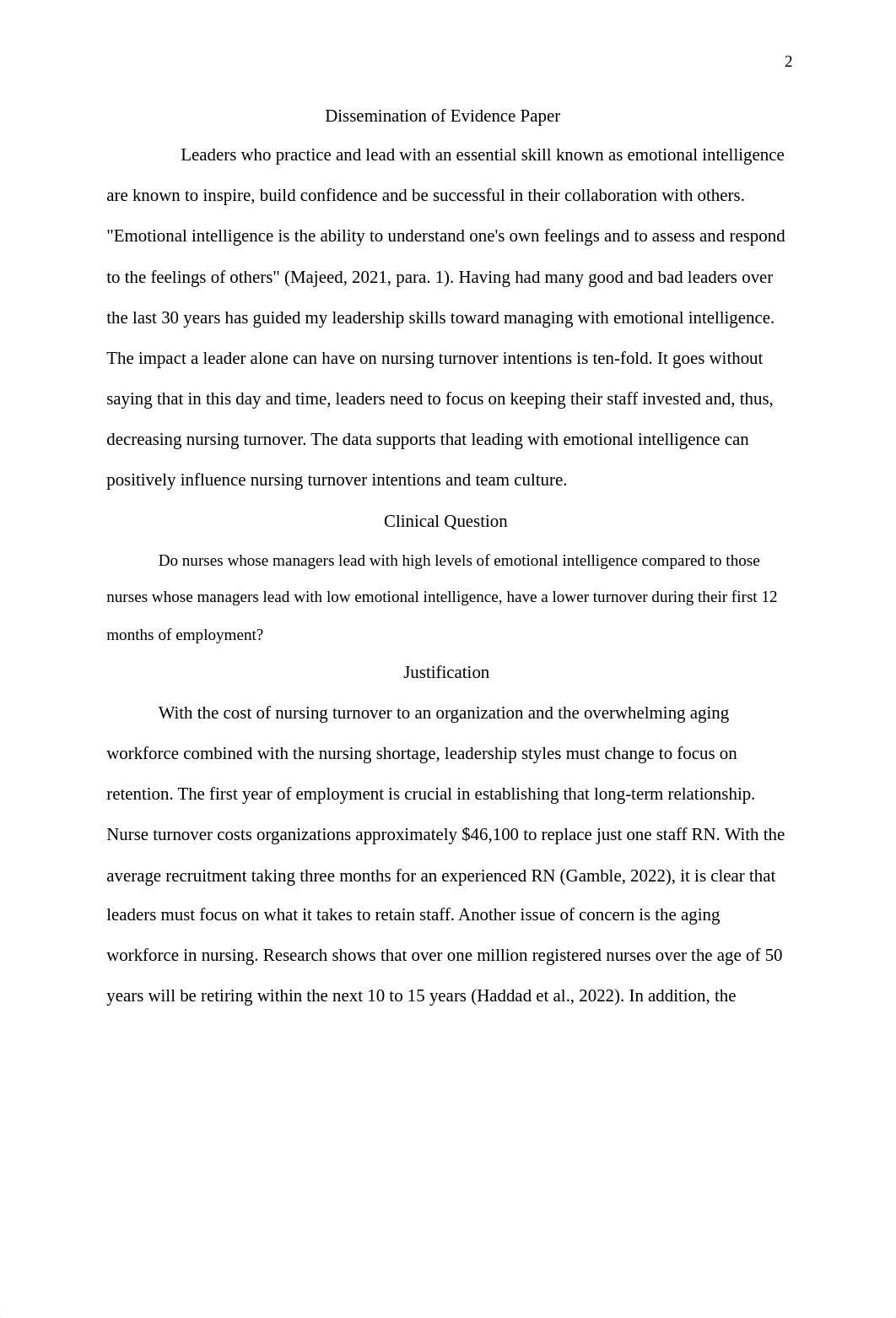 NSG 4000 - Dissemination of Evidence Paper.docx_d8uyh0oa13h_page2