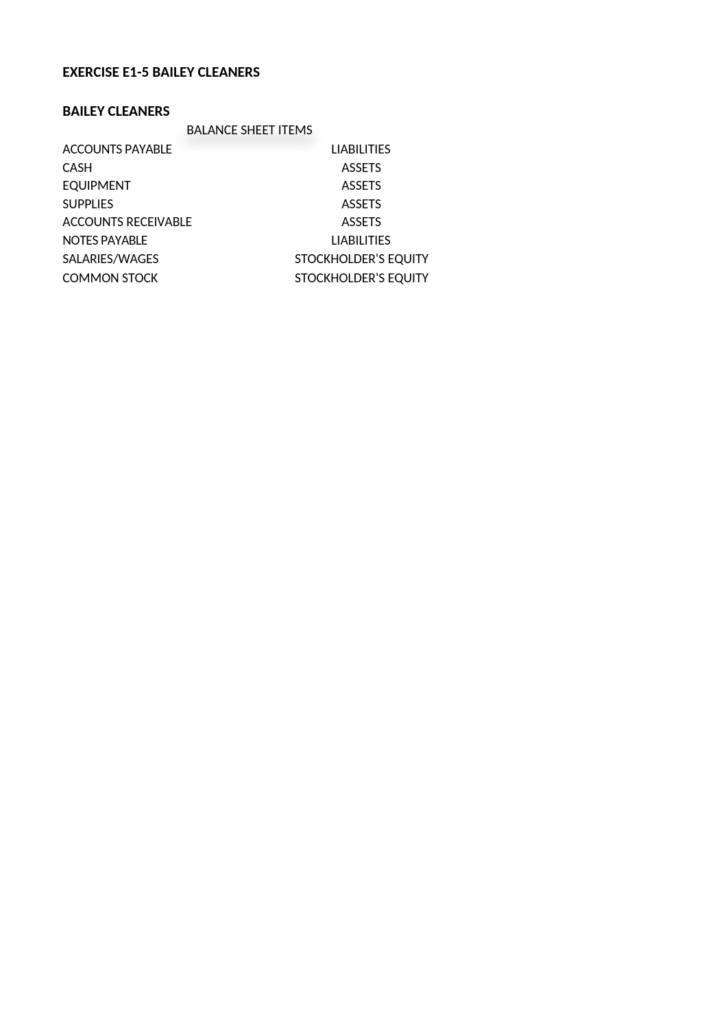 Chapter 1 Exercises E1-5 E1-7 E1-9.xlsx_d8uzdchn3ry_page1