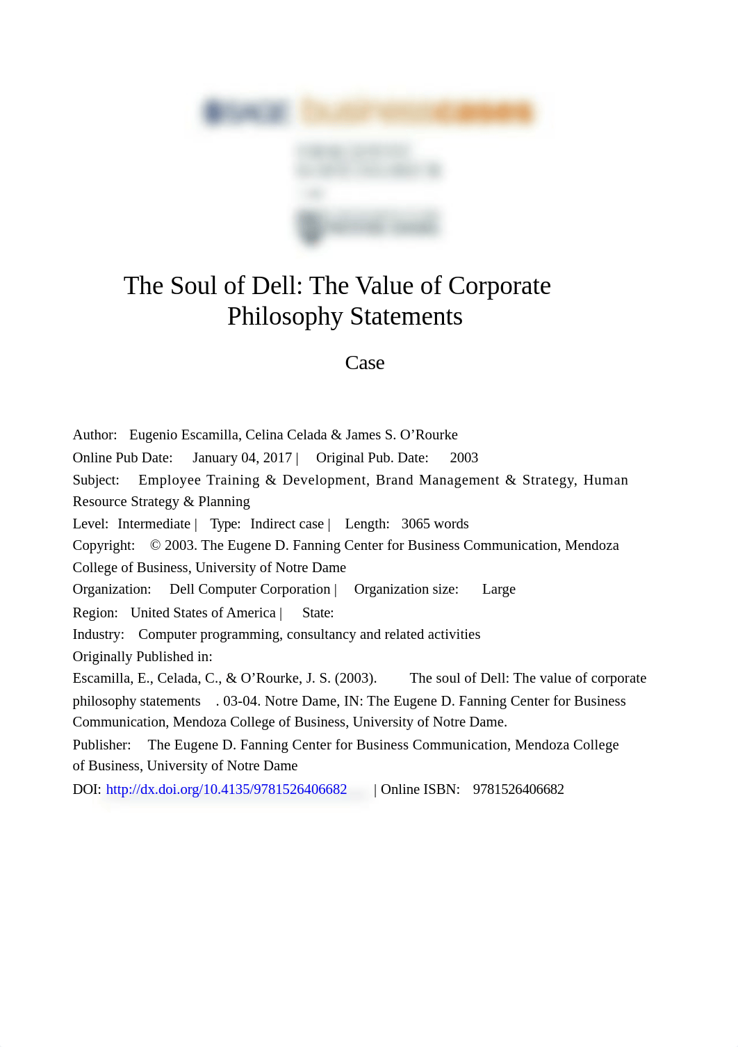 Soul of Dell - The Value of Corporate Philosophy Statements.pdf_d8vfzyrl12g_page1