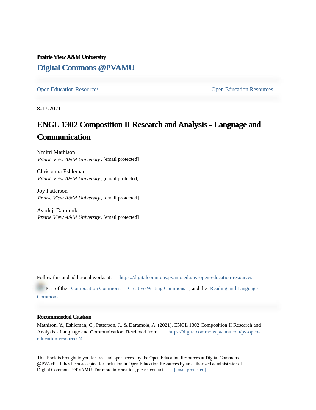 ENGL 1302 Composition II Research and Analysis - Language and Com (2).pdf_d8vj6s5mavc_page1