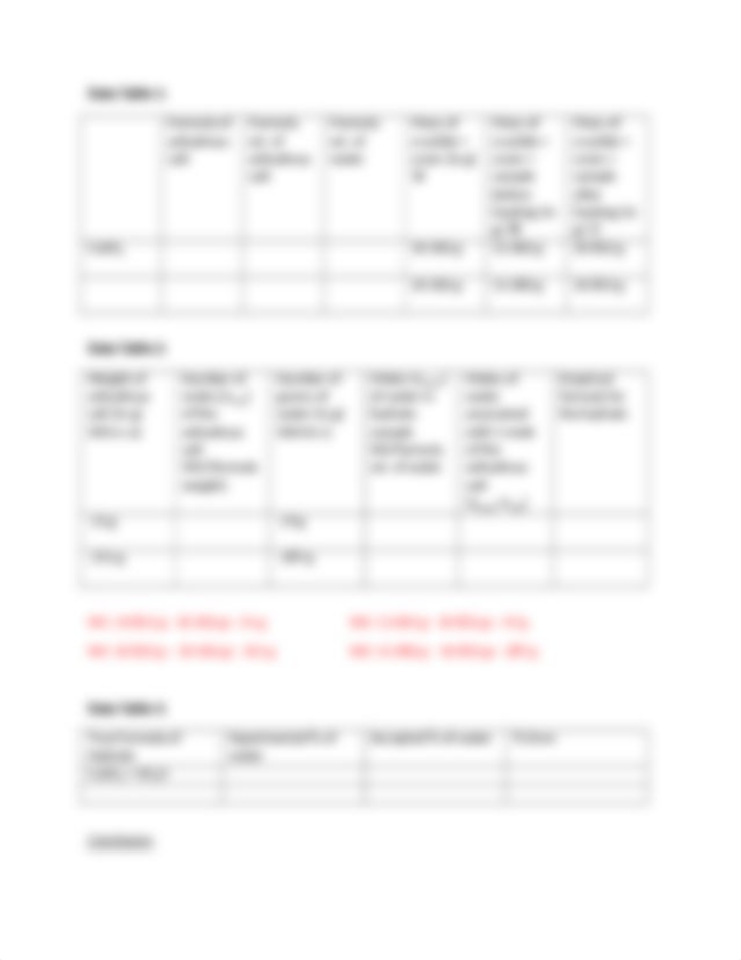 Percent Composition and Empirical Formula of Hydrate of Copper (CHEM 121 L)_d8vjt4tfq0p_page3