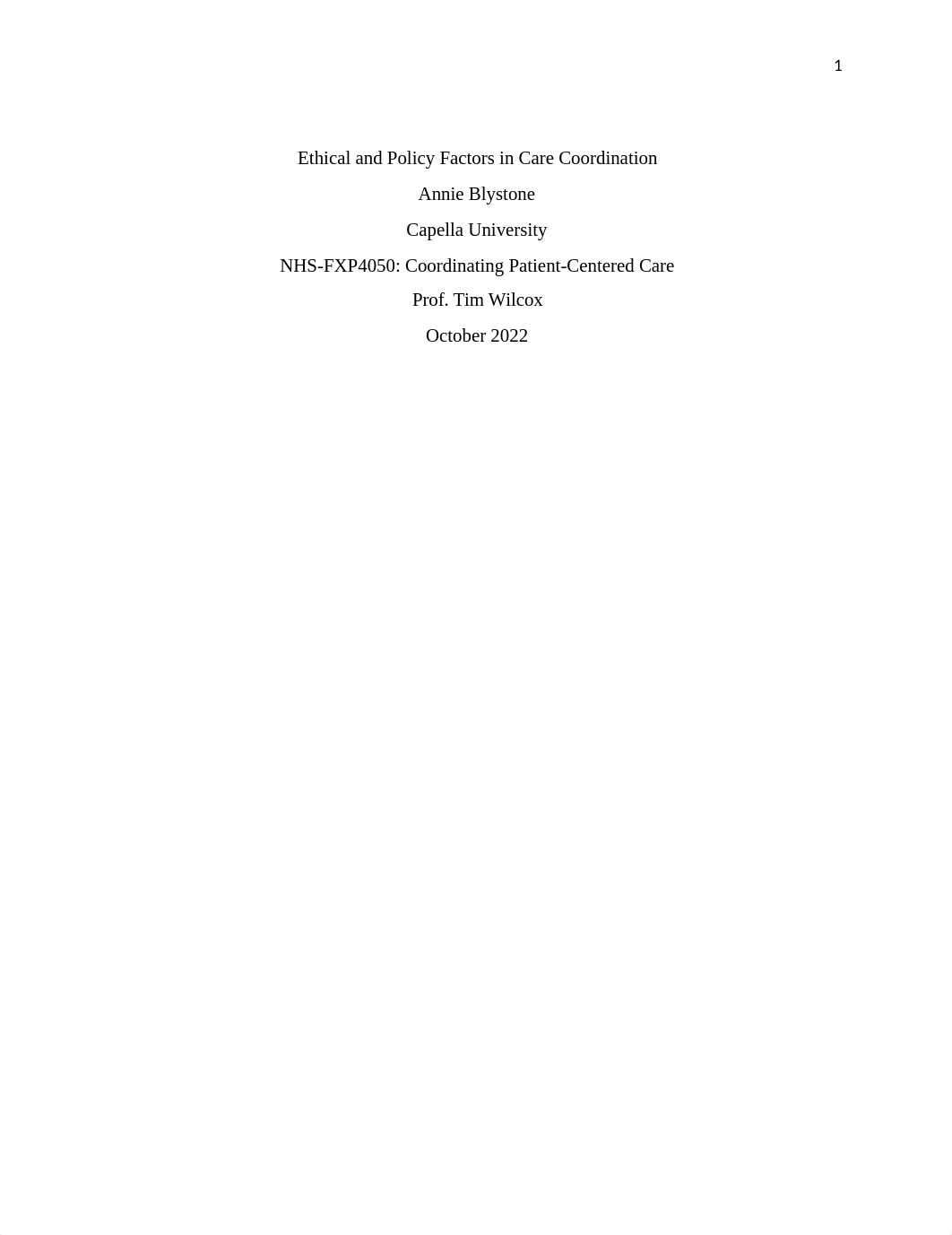 Assessment 2 -1 Ethical and Policy Factors in Care Coordination.docx_d8vr1sixi83_page1