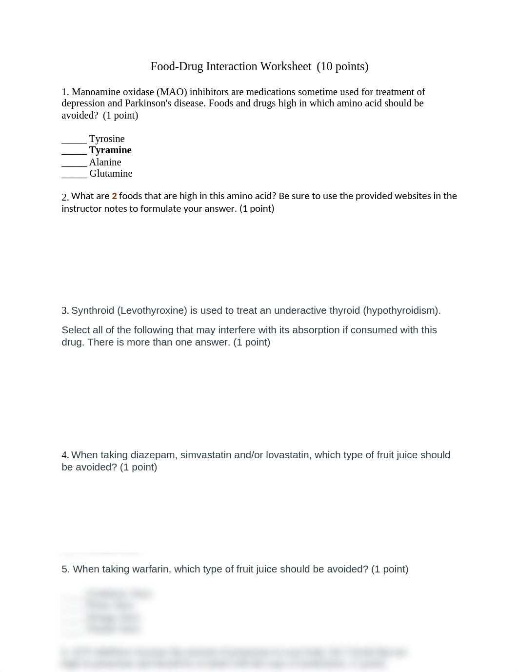 Food drug interaction assignment.docx_d8vtaf97l7x_page1