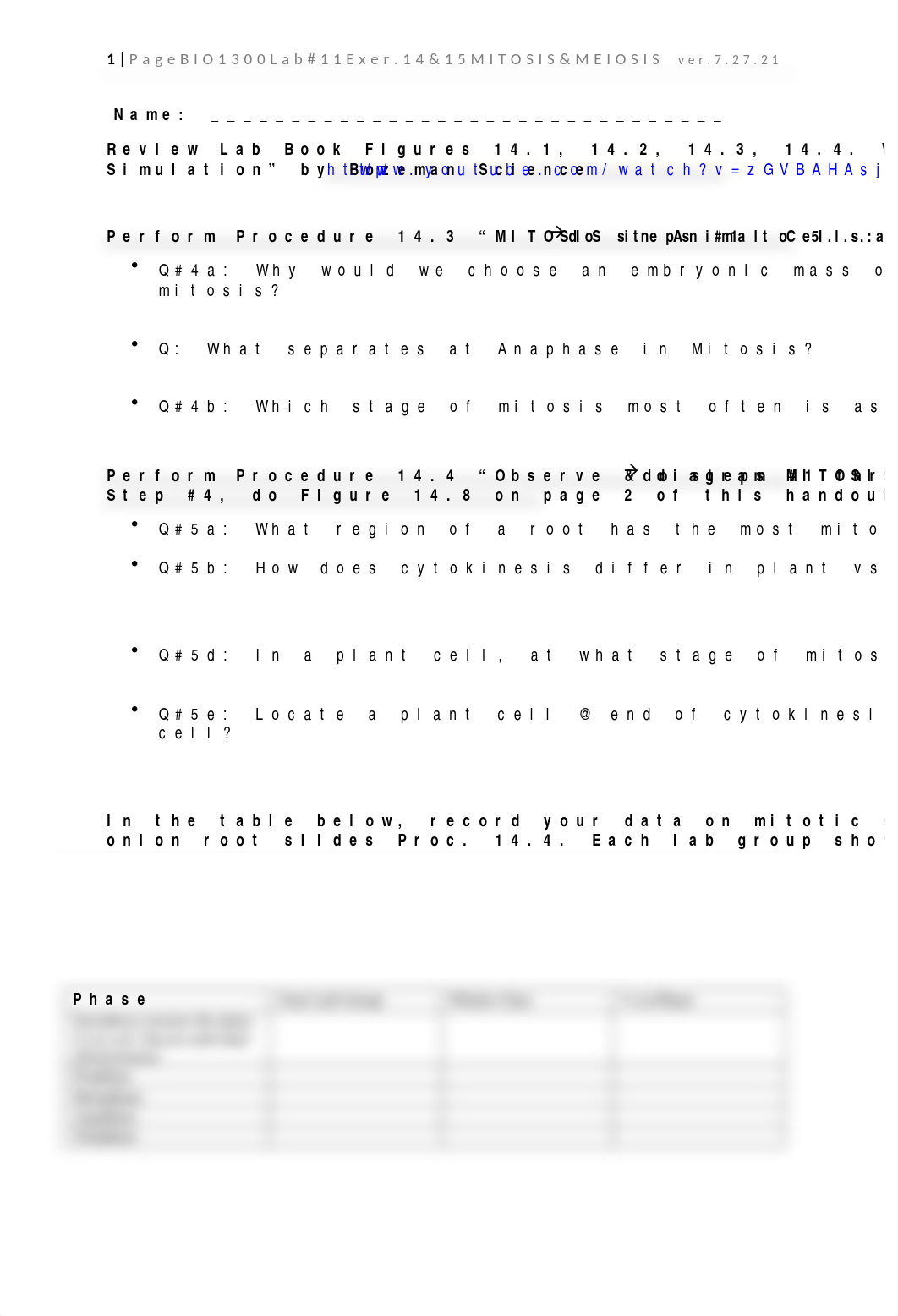 Lab#11 Mitosis Meiosis Lab Handout Exer 14 n 15 BIO1300(1).docx_d8w11nai5zj_page1