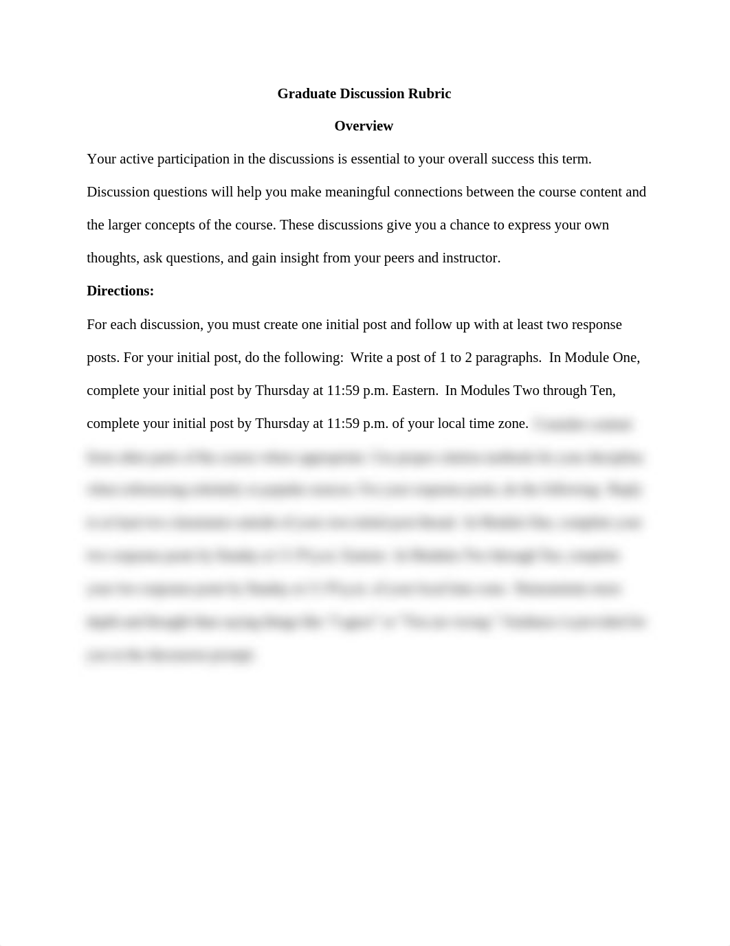 CJ 530 Module One Discussion Rubric .docx_d8whszj0lk9_page1