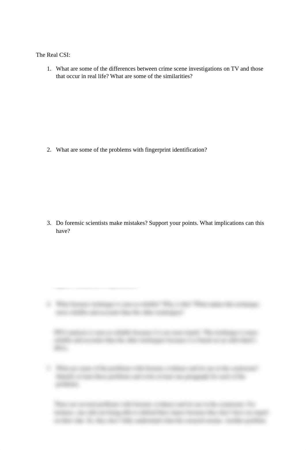 Unit 7 Lab Questions Forensic Science II (1).pdf_d8wjfbldkvb_page1