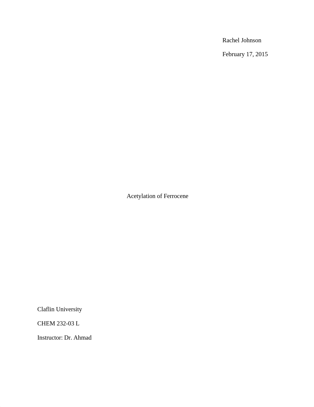 Acetylation of Ferrocene_d8wnc6250jw_page1