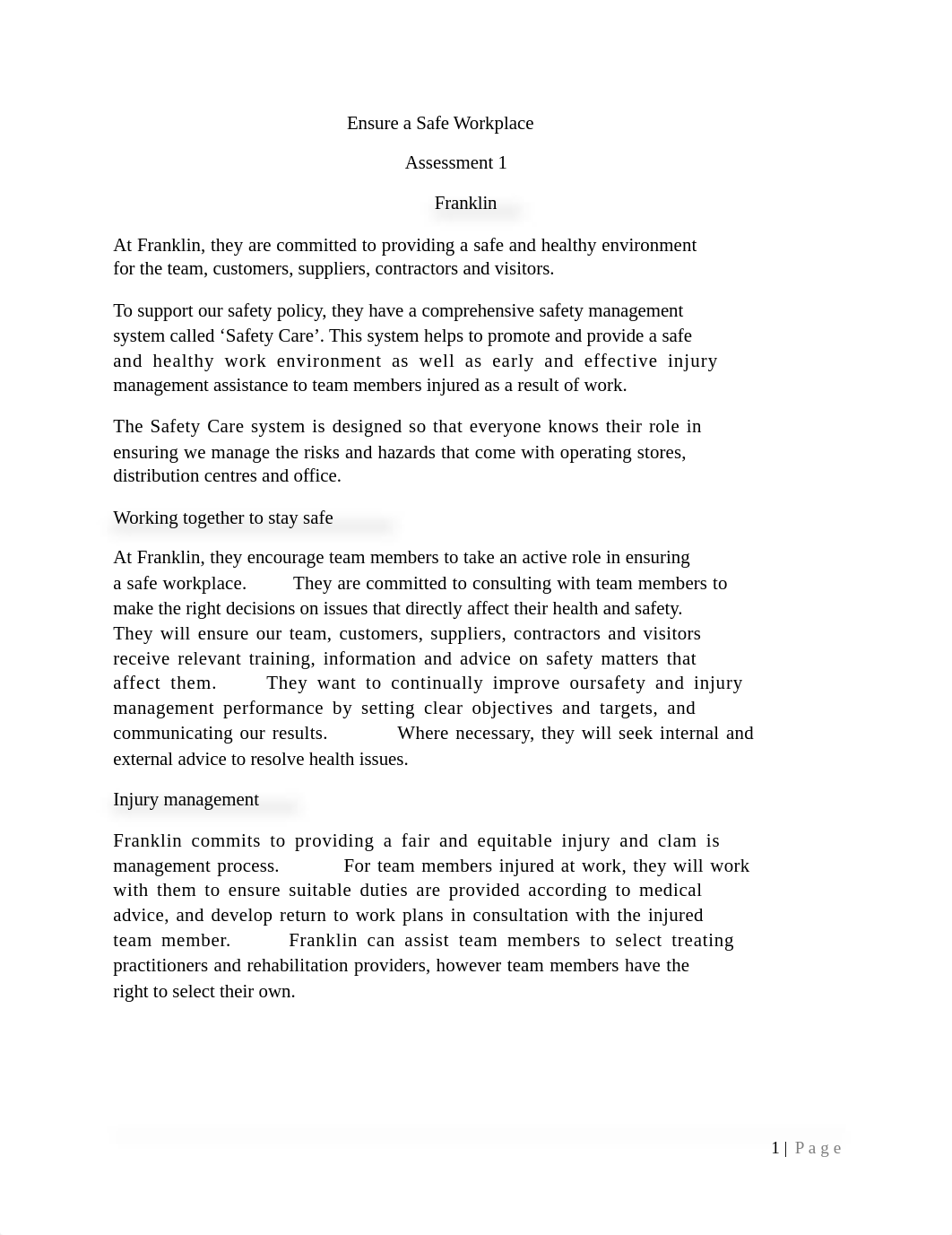 BSBWHS501 Ensure a safe workplace 1.docx_d8wnkyc1pr7_page1