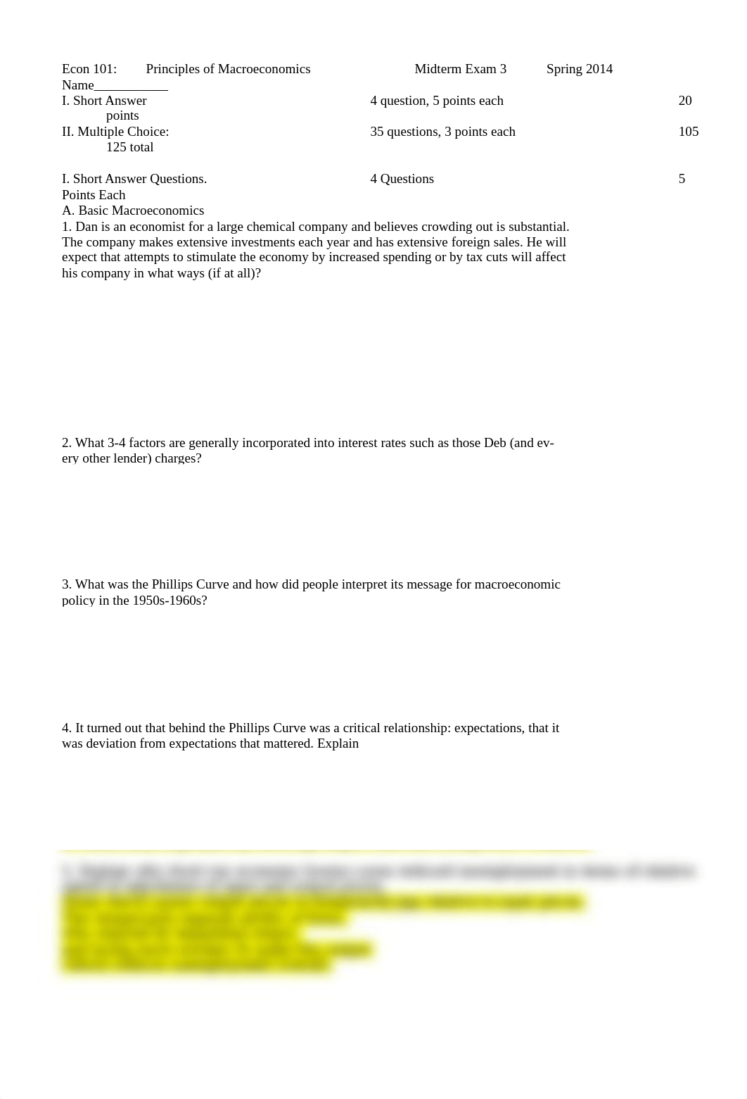 aEcon 101 Midterm Exam 3 Spring 2014expectations mankiw euro hauser wealthfx wolframEFPSFH AsnessNot_d8wntoxe50c_page1